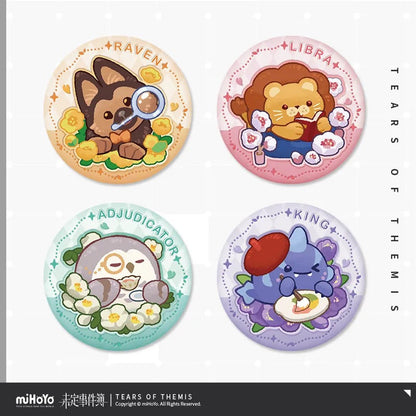 love frame series embossed tinplate badge ACG GO