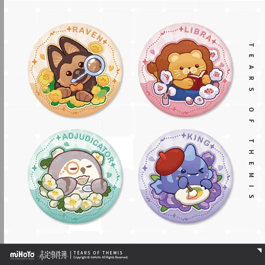love frame series embossed tinplate badge ACG GO