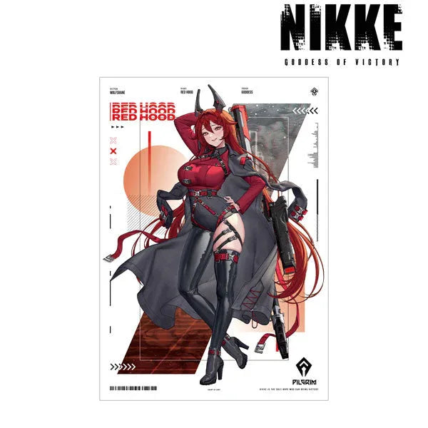 LOVECACAO Illustration A3 Matte Finished Poster GODDESS OF VICTORY: NIKKE Red Hood Tactical Fashion ACG Go Anime www.acg-go.com Art Decor, spo-cs-disabled, spo-default, spo-enabled, spo-notify-me-enabled