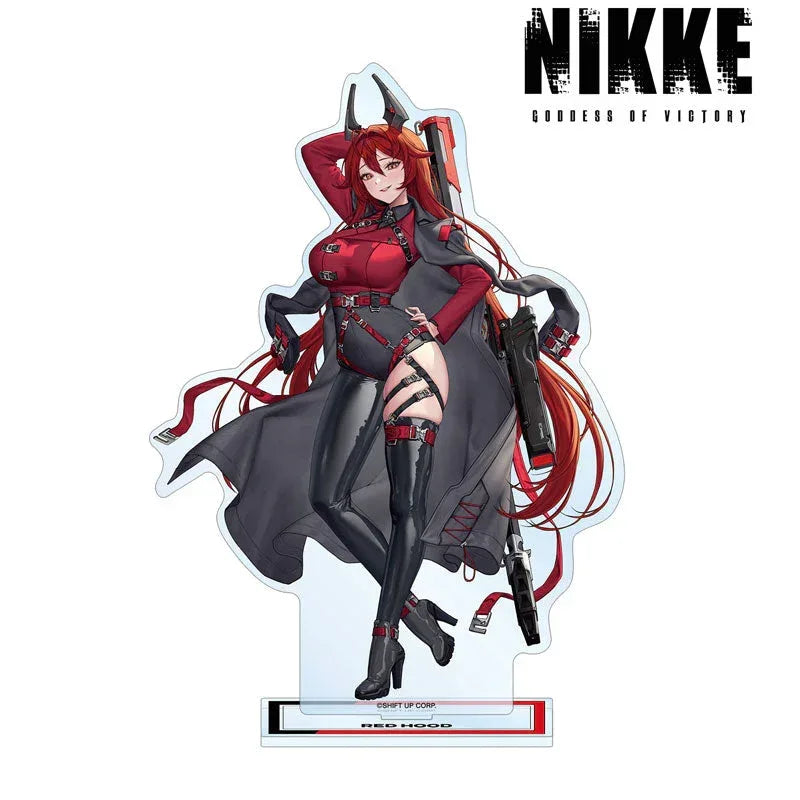 GODDESS OF VICTORY: NIKKE LOVECACAO Illustration BIG Acrylic Stand Red Hood Tactical Fashion ACG Go Anime www.acg-go.com Anis, Guillotine, Household, Laplace, Litter, Privaty, Red Hood, Soda