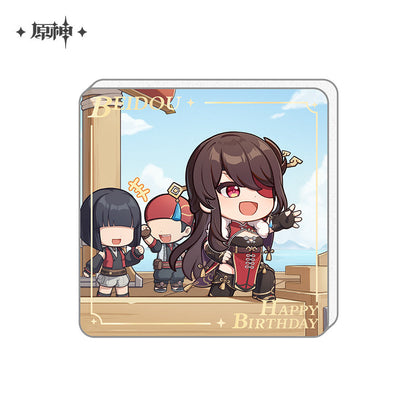 Happy Birthday Series Acrylic Refrigerator Magnet