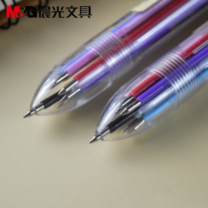 m g 8 in 1 multicolor retractable pen 0 7mm ACG GO