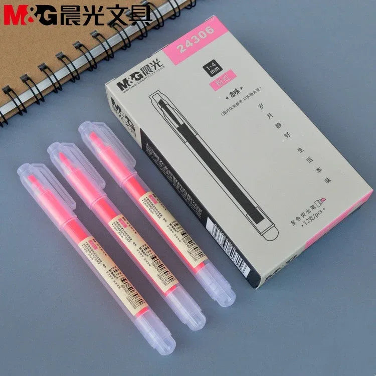 Essential 24306 Highlighter 1-4mm (6 Colors) M&G Purple ACG Go Anime www.acg-go.com Office Supply