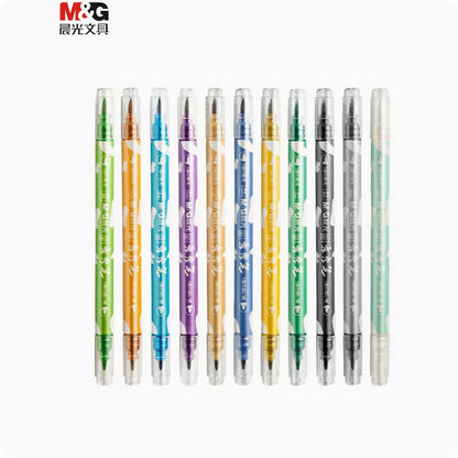 m g metallic twin tip marker pens ACG GO