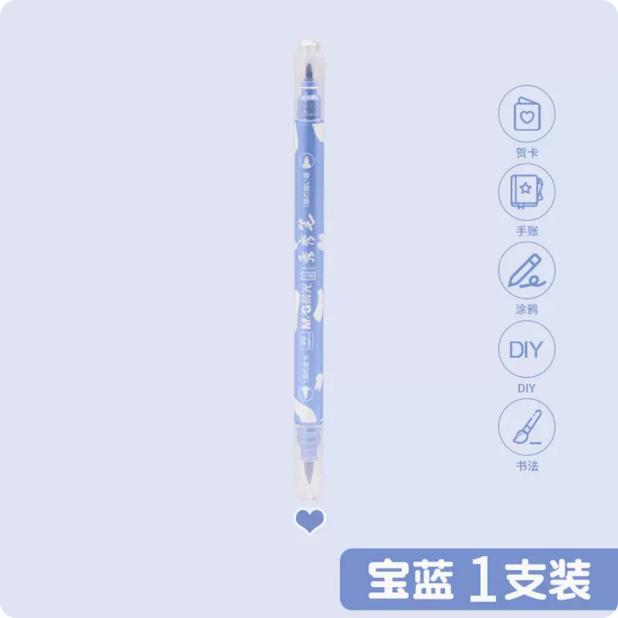 m g metallic twin tip marker pens ACG GO