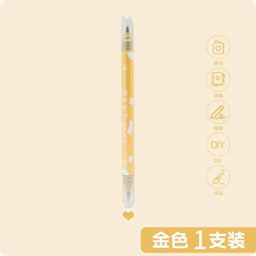 Metallic Twin-tip Marker Pens M&G １Count / Champagne Gold ACG Go Anime www.acg-go.com Office Supply