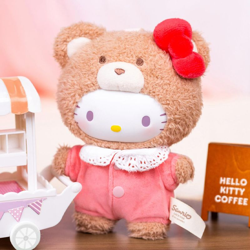 Sanrio Characters Latte Baby Series Plush Keychain Mystery Box