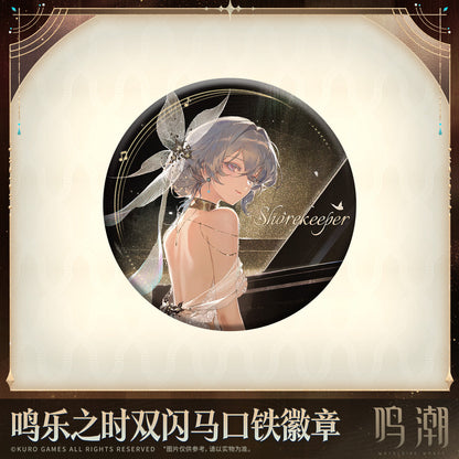 Wuthering Waves All That Resonates Theme Double Flash Tinplate Badge