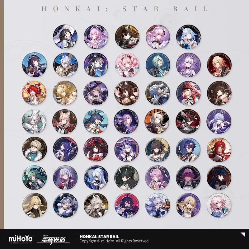 Honkai: Star Rail Invitation From The Stellar Series Tinplate Badge
