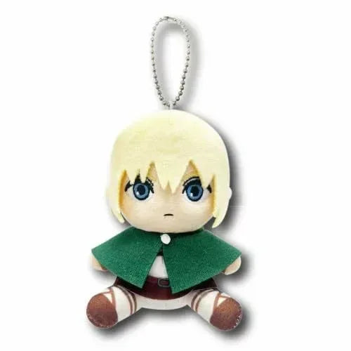Attack on Titan Sitting Plush Keychain Levi ACG Go Anime www.acg-go.com Armin Arlert, Attack on Titan, Eren Yeager, Levi Ackerman, Mikasa Ackerman, Pendant & Keychain, Plush