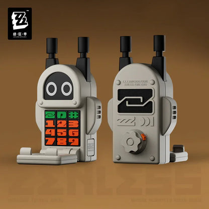 En-Nah On The Table Series Bangboo Walkie-Talkies Phone Holder Zenless Zone Zero Gray & Gray (Set of 2) ACG Go Anime www.acg-go.com Electronics, Household, Phone Holder, Zenless Zone Zero