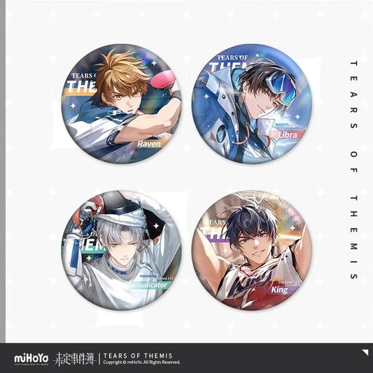 Chasing Dreams With Passion Series Tinplate Badge Tears of Themis Luke Pearce ACG Go Anime www.acg-go.com Artem Wing, Badge, Luke Pearce, Marius von Hagen, Vyn Richter