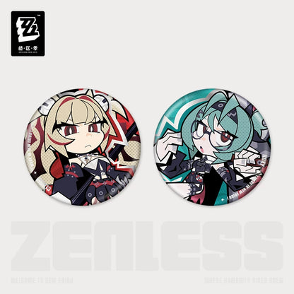 Zenless Zone Zero New Eridu Series Flint Workshop Chibi Tinplate Badge