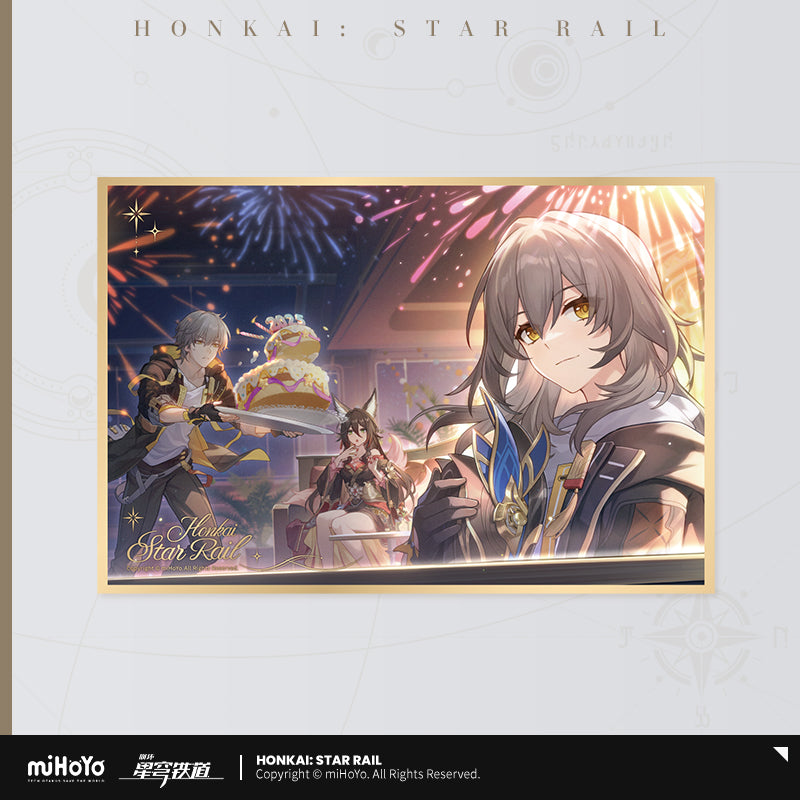 Stellar Celebration Series PET Shikishi Cardboard