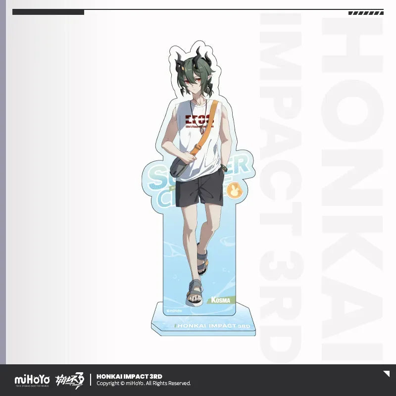 Summer Cruise Series Acrylic Stand Vol.4 Honkai Impact 3rd Kosma ACG Go Anime www.acg-go.com Aponia, Eden, Elysia, Griseo, Honkai Impact 3rd, Hua, Kalpas, Kevin, Kosma, Mobius, Pardofelis, Sakura, Stand, Su, Vill-V