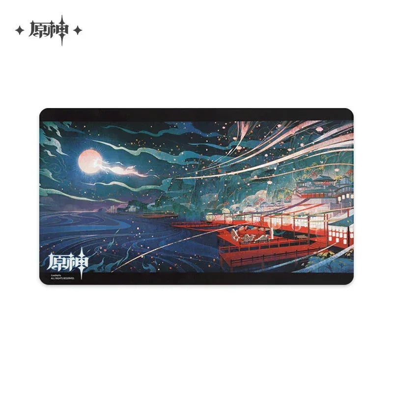 Genshin Impact Gaming Mouse Pad Vol 1 Liyue Harbor Lantern Rite Festival ACG Go Anime www.acg-go.com Aether, Barbara, Eula, Event Artwork, Gaming Mouse Pad, Jean, Kaedehara Kazuha, Lumine, Office Supply, Tartaglia, Zhongli