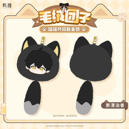 meow resonator themed plush cube keychain ACG GO