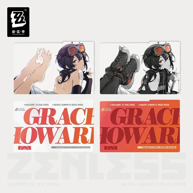 Zenless Zone Zero Mindscape Cinema Series Framed Acrylic Insert Set Belobog Heavy Industries Grace Howard / Inserts only ACG Go Anime www.acg-go.com Anton Ivanov, Art Decor, Ben Bigger, Grace Howard, Koleda Belobog