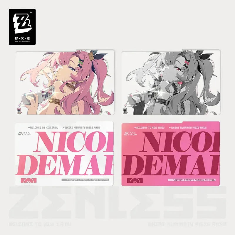 Mindscape Cinema Series Framed Acrylic Insert Set Cunning Hares Zenless Zone Zero Nicole Demara / Inserts Only ACG Go Anime www.acg-go.com Anby Demara, Art Decor, Billy Kid, Nekomiya Mana, Nicole Demara