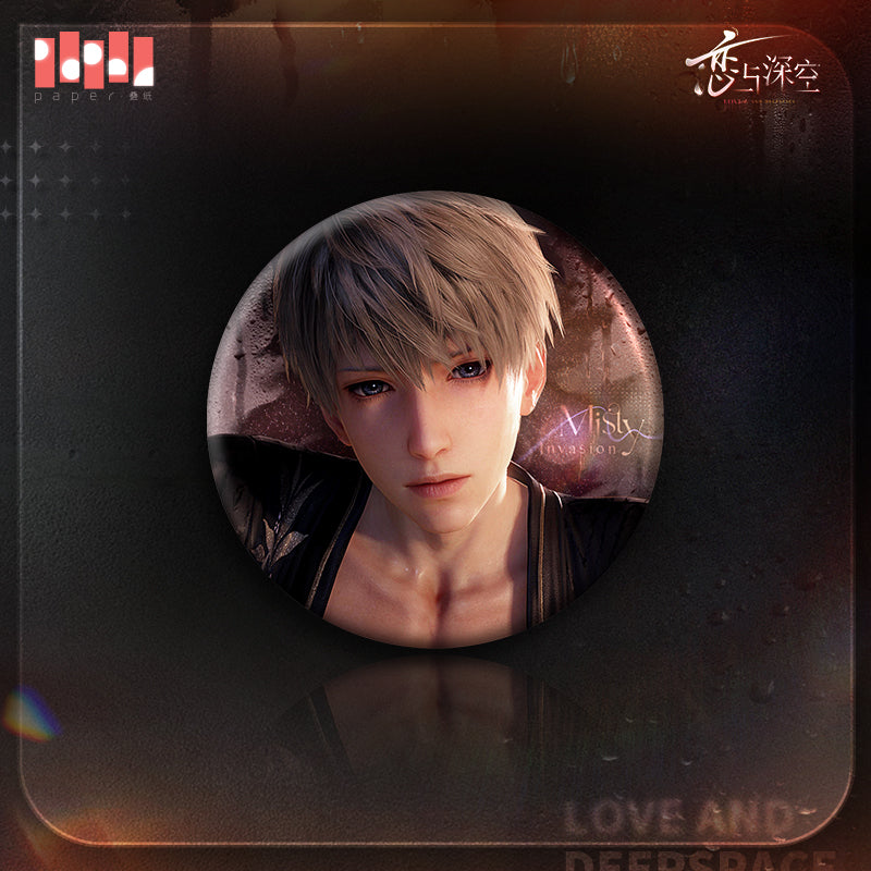 misky invasion series tinplate badge ACG GO