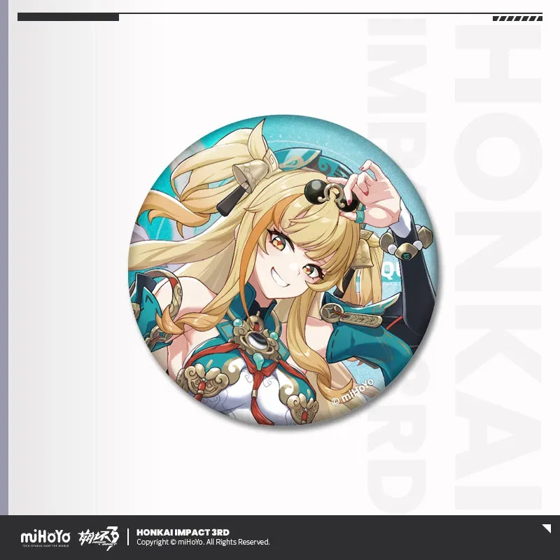 Portrait Series Tinplate Badge Vol.2 Honkai Impact 3rd Songque Leaf's Visions Ver. ACG Go Anime www.acg-go.com Badge, Coralie, Dream Seeker, Helia, Honkai Impact 3rd, Lantern, Senadina, Songque, Thelema