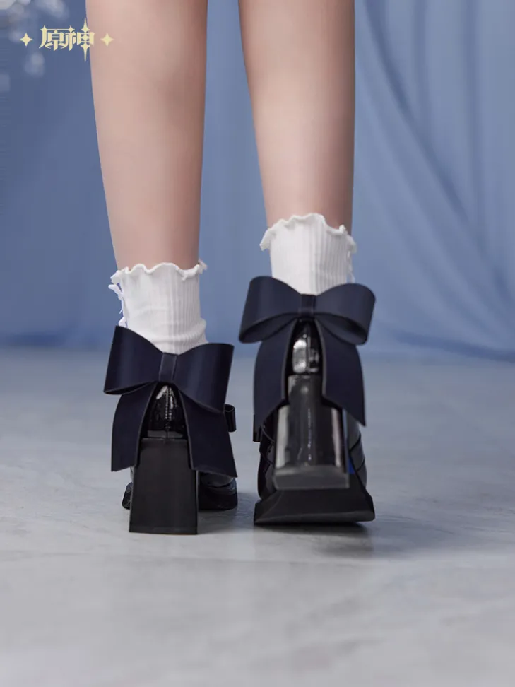 Furina Theme Impression Series Mid-heel Splicing Loafers