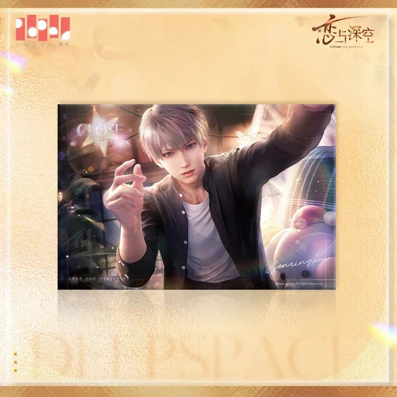 Love and Deepspace Moments of Heartbeat Series Shikishi Cardboard Xavier ACG Go Anime www.acg-go.com Caleb, Cardboard, Love and Deepspace, Rafayel, Sylus, Xavier, Zayne