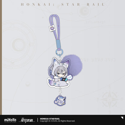 Honkai: Star Rail Girls' Dormitory Series Chibi Acrylic Keychain
