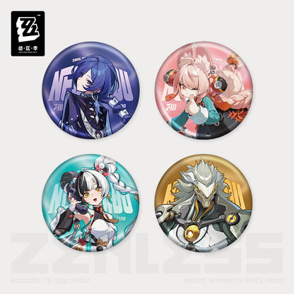 Zenless Zone Zero Artwork Series Krampus Tinplate Badge