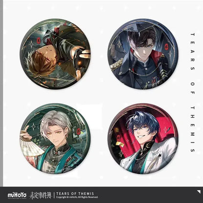 Tears of Themis Eternal Flame of the City Series Tinplate Badge Luke Pearce ACG Go Anime www.acg-go.com Artem Wing, Badge, Luke Pearce, Marius von Hagen, Tears of Themis, Vyn Richter