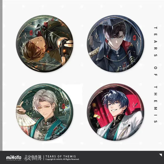 Tears of Themis Eternal Flame of the City Series Tinplate Badge Luke Pearce ACG Go Anime www.acg-go.com Artem Wing, Badge, Luke Pearce, Marius von Hagen, Tears of Themis, Vyn Richter