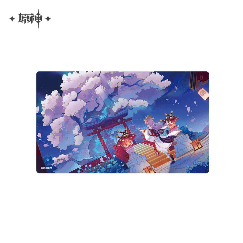 Floating World Under the Moonlight Series Transparent Cards Genshin Impact When the Sakura Bloom ACG Go Anime www.acg-go.com Art Decor, Card