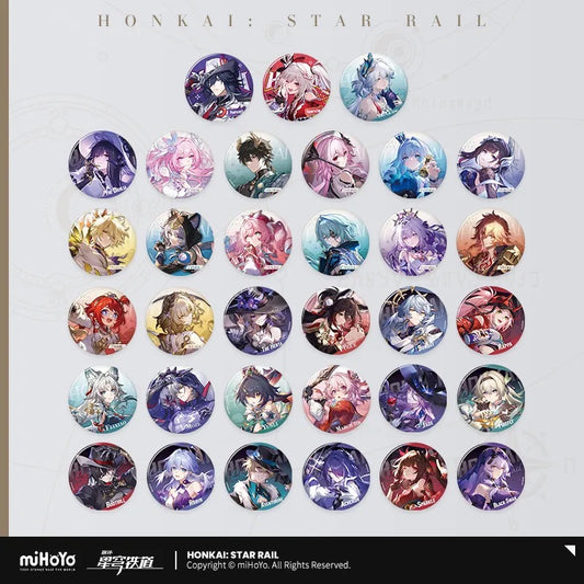 Honkai: Star Rail Interstellar Journey Series Tinplate Badge Vol 2