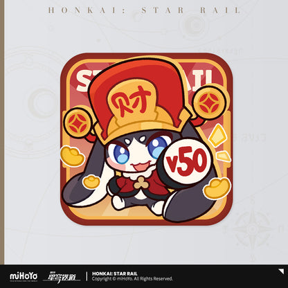 Honkai: Star Rail x KFC 2025 Series Chibi Emoji Tinplate Badge