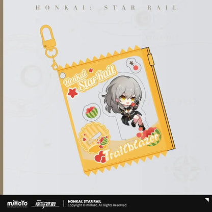 Honkai: Star Rail Fruity Summer Series Chibi Candy Keychain Trailblazer Stelle (Female) ACG Go Anime www.acg-go.com Caelus, Castorice, Honkai: Star Rail, Keycahin, Mydei, Stelle, Trailblazer