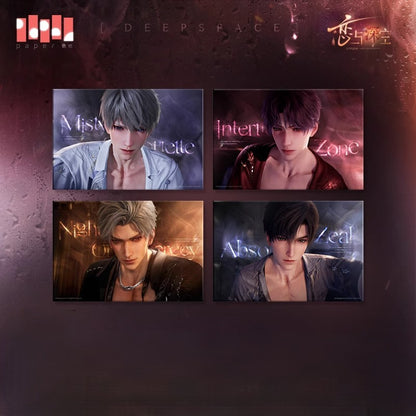 Nightly Rendezvous Series Borderless Amber Glossy Shikishi Cardboard