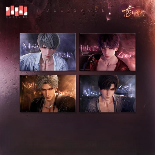 Nightly Rendezvous Series Borderless Amber Glossy Shikishi Cardboard