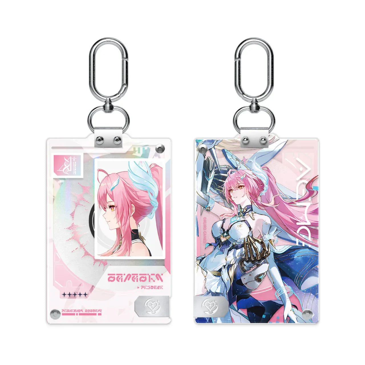 Wuthering Waves School Entry Pass Series ID Keychain (Aemeath, Luuk Herssen)
