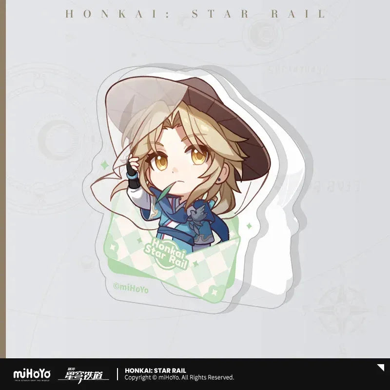 Nameless Honor Series Acrylic Clip Honkai: Star Rail Yanqing ACG Go Anime www.acg-go.com Acheron, Anaxa, Aventurine, Blade, Boothill, Bronya, Castorice, Cipher, Dan Heng, Dr. Ratio, Firefly, Fu Xuan, Gepard, Herta, Himeko, Hyacine, Jing Yuan, Jingliu, Kafka, March 7th, Mydei, Office Supply, Ruan Mei, Sampo, Sparkle, The Herta, Topaz, Trailblazer, Tribbie, Welt, Yanqing