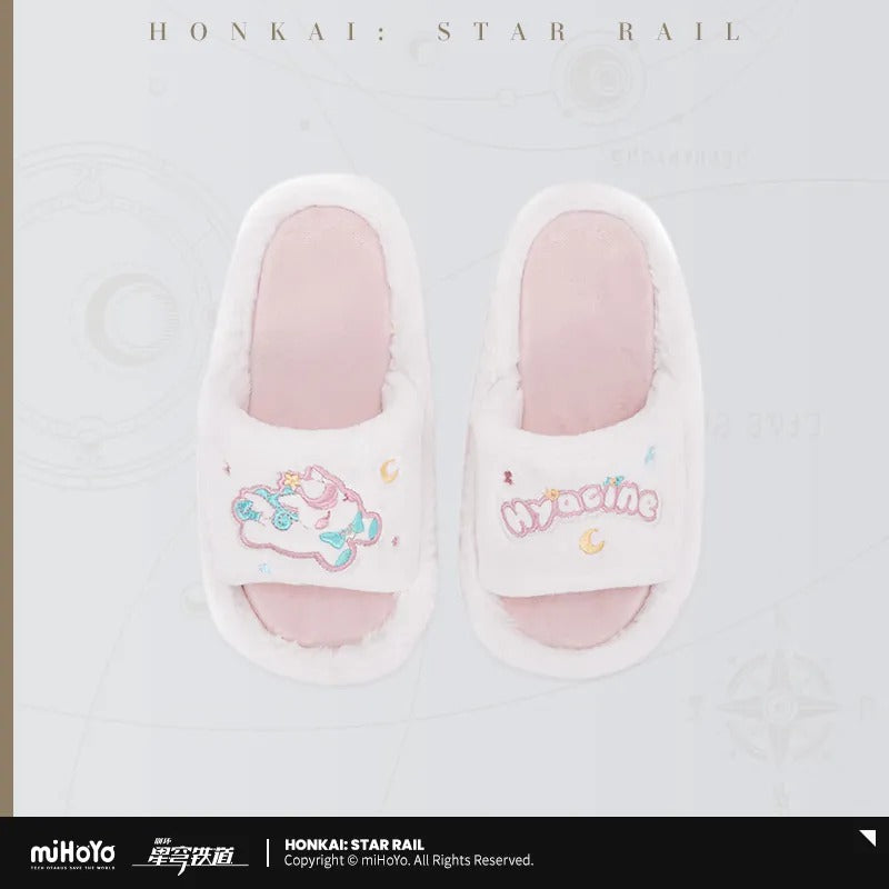 Honkai: Star Rail Hyacine Theme Impression Series Plush Slippers