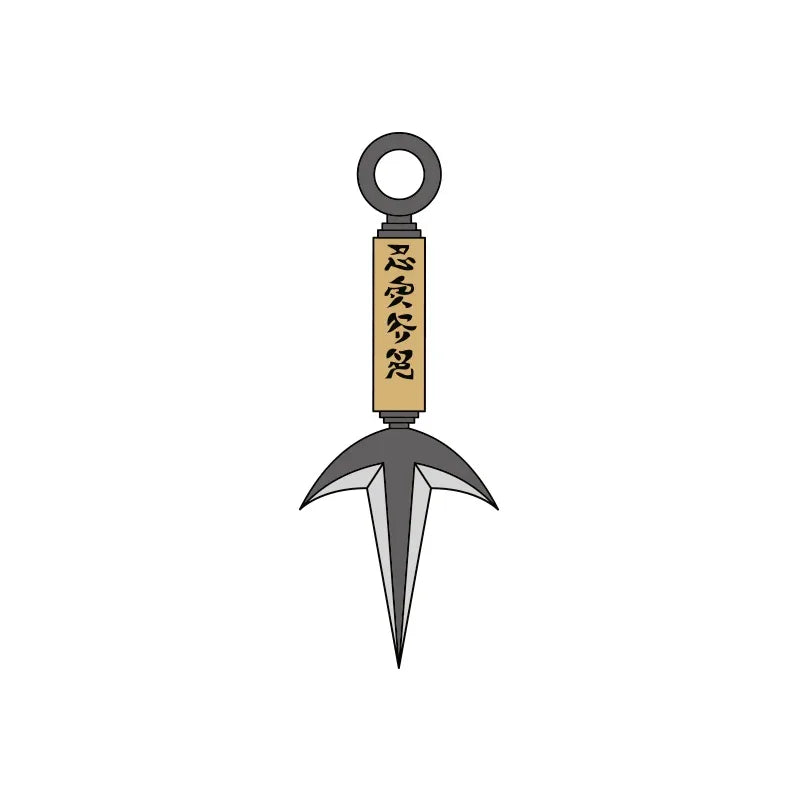 Metal Badge Naruto The Forth Kunai ACG Go Anime www.acg-go.com Badge