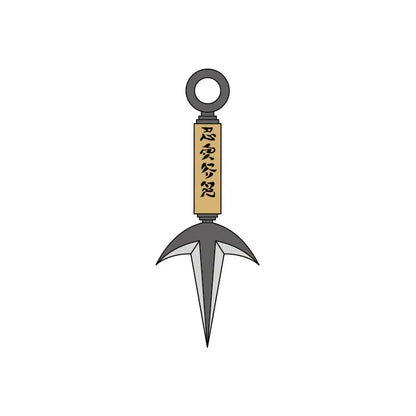 Metal Badge Naruto The Forth Kunai ACG Go Anime www.acg-go.com Badge