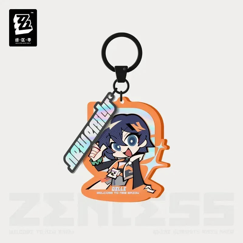 Zenless Zone Zero New Eridu Series Proxies Chibi Acrylic Pendant Wise ACG Go Anime www.acg-go.com Belle, Pendant & Keychain, Wise