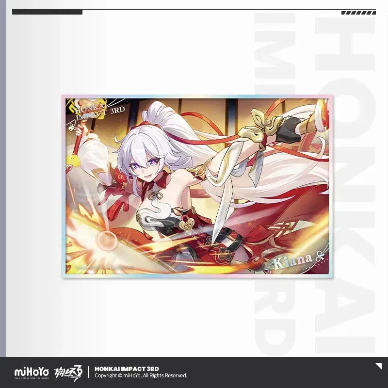 Honkai Impact 3rd New Words To Dreams Series PET Shikishi Cardboard Kiana ACG Go Anime www.acg-go.com Cardboard, Durandal, Kiana, Lantern, Senadina, Shikishi, Songque, Thelema, Theresa, Vita