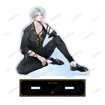 Newly Drawn Illustration Black Coordination Ver. Big Acrylic Stand Kiss Me Crying ACG Go Anime