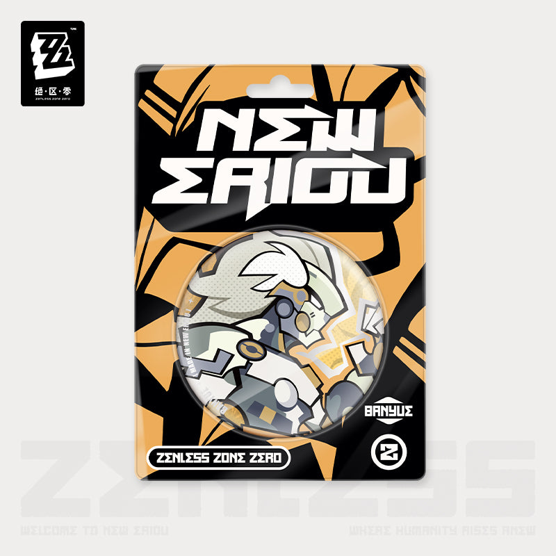 Zenless Zone Zero New Eridu Series Krampus Chibi Tinplate Badge