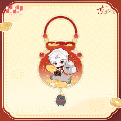 Gallant Horses Welcoming the Spring Series Fu Hanging Ornament