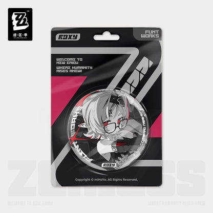 Zenless Zone Zero Mindscape Cinema Series Flint Workshop Reflective Badge