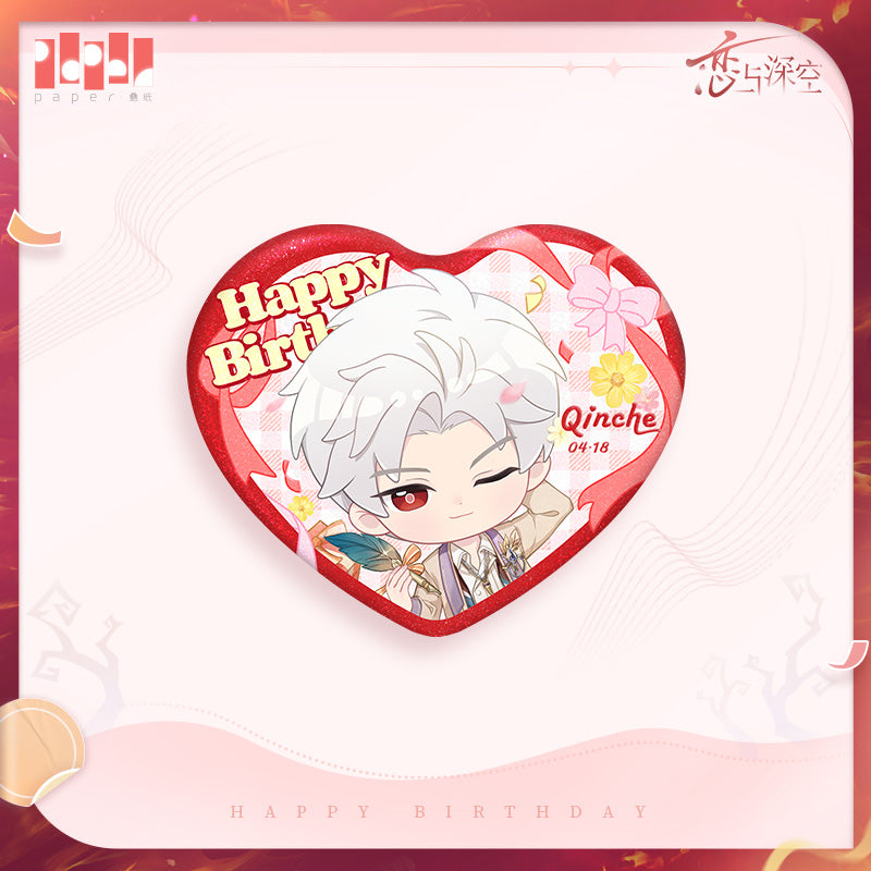 Sylus 2025 Happy Birthday Where Hearts Live Series Chibi Tinplate Badge