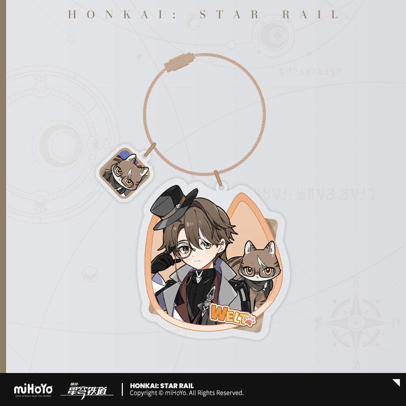 Little Cat Series Acrylic Keychain